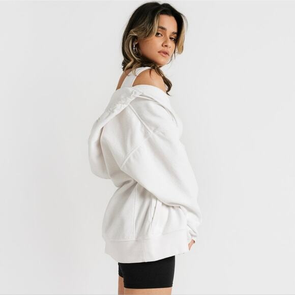 Parallel Apparel Hero Hoodie Oversized White - Picture 2 of 8